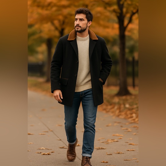 🇨🇦Le Chateau Fall/Winter Men’s Coat size Small. Made in Canada 🇨🇦 - Picture 2 of 8